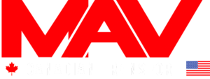 MAV Canadian Transport Logo White